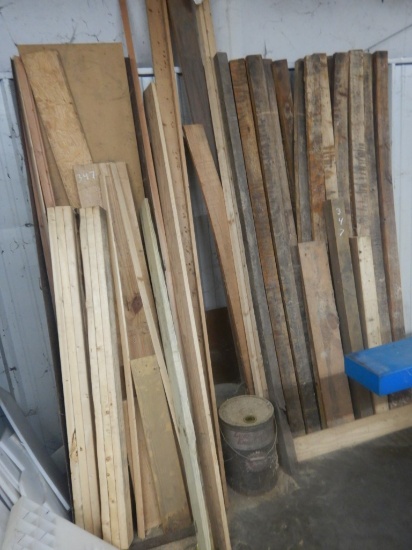 MISCELLANEOUS LUMBER :  2 X 4, CUT PLYWOOD, & MISCELLANEOUS