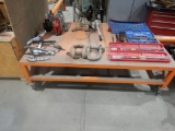METAL ROLL AROUND TABLE