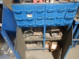 LOT OF WELDING RODS & SHELF