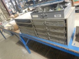 PARTS DRAWERS  WITH COUNTERSINK SCREWS, COTTER PINS, & MISCELLANEOUS