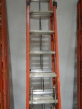 BLACK & DECKER EXTENSION LADDER,  16' & WERNER 24' EXTENSION LADDER