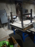 (2) WELDING TABLES,  BOTH 5' X 4'