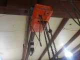 CM LODESTAR CHAIN HOIST,  ELECTRIC, 1-TON CAPACITY