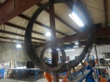 PIPE FLANGE AND ROLL AROUND WIRE BASKET