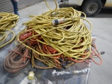 LOT OF EXTENSION CORDS