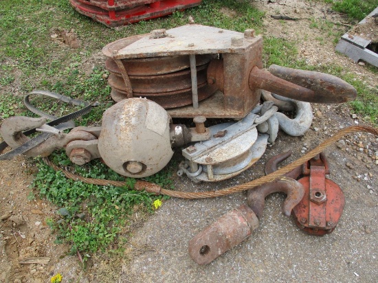 HOOK BLOCKS, HOOKS, LIFTING CABLE,  & MISCELLANEOUS