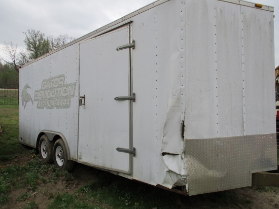 2006 CARGO MATE ENCOSED CARGO TRAILER,  ABOUT 20', TANDEM AXLE, REAR RAMP G