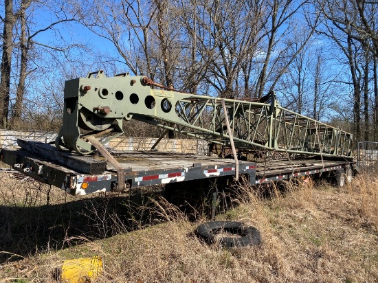1982 US NAVY P&H 430-ATC TRUCK CRANE, 1,302+ hrs on upper meter,  35-TON, H