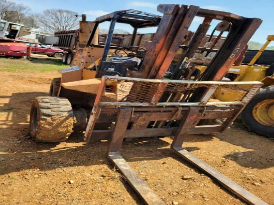 LULL LL-40 FORKLIFT,  ARTICULATED, DIESEL, 3-STAGE MAST S# AL95C1B10029