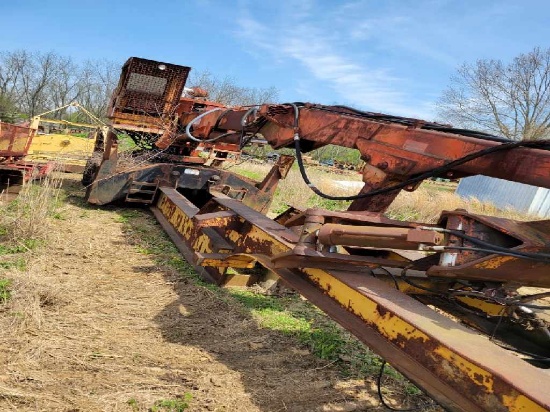 DUNHAM XTR870 LOG LOADER,  CUMMINS, ALL ON TRAILER - LOADER DOES NOT RUN S#