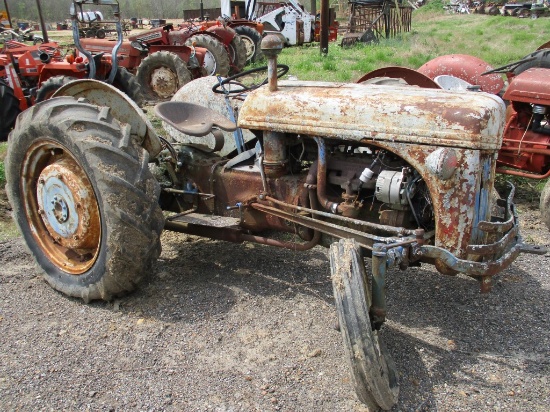 FORD 9N TRACTOR,  BLUE, IN THE NON RUNNER ROW