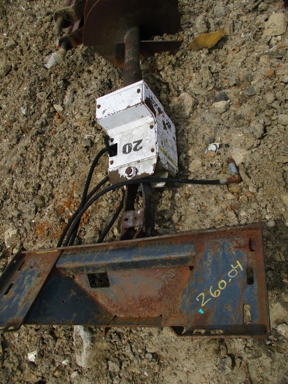 BOBCAT SKID STEER AUGER,  W/ 22 BIT