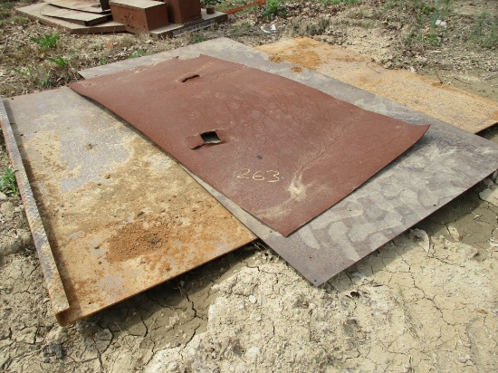 (3) FLAT METAL