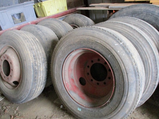 LOT OF WHEELS & TIRES