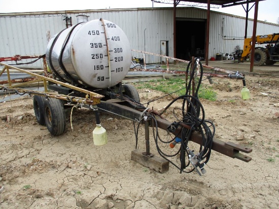 KBH SPRAYER,  PULL TYPE, 500 GALLON SPRAY TANK, PTO