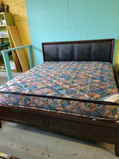 KING BED AND FRAME