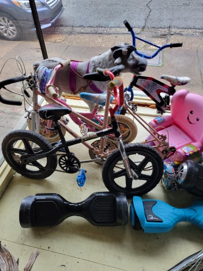 KIDS BICYCLE, HOVER BOARDS, TOYS,  & MISCELLANEOUS