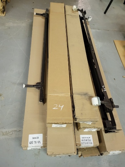 ADJUSTABLE METAL BED RAILS