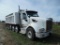 2015 PETERBILT 567 DUMP TRUCK, 327,628  WRECKED, PACCAR MX-13 DIESEL, START