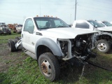 2011 FORD F550 PICKUP TRUCK,  REGULAR CAB, 2WD, 6.7L POWERSTROKE DIESEL, A/