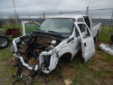 2015 FORD F250 PICKUP TRUCK,  CREWCAB, NO FRONT AXLE, NO ENGINE, NO TRANSMI