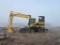 2001 M18 CATERPILLAR WHEELED EXCAVATOR,