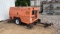 1999 SULLIVAN 210CFM TOWABLE AIR COMPRESSOR WITH HYRAIL GEAR, 2323+ hrs,  J