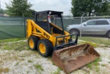 1994 MUSTANG 940 SKID STEER LOADER, n/a  RUNS AND HAS BUCKET AND END FORKS,