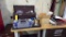 WORK BENCH, TOOLBOX & FILE CABINET W/ MISC TOOLS
