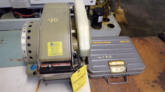 TAPE MACHINE & HEALTH-O-METER SCALE