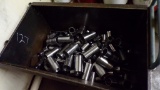 ROLL AROUND BIN W/ SCRAP METAL