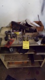 METAL SHELF W/ MISC