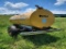 PORTABLE WATER TANK,  SINGLE TIRE AND AXLE, LOCATED DOWN BY BARN