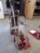 AIR OVER HYDRAULIC JACK, JACK STANDS AND MISC.