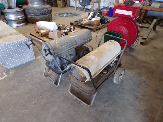 (2) KEROSENE SHOP HEATERS,  (ONE WILL NEED REPAIRS)