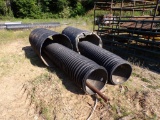 LOT OF CULVERTS,  (2) PLASTIC & (2) METAL