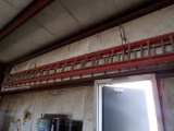 (2) LOUISVILLE EXTENSION LADDERS,  30'+, FIBERGLASS