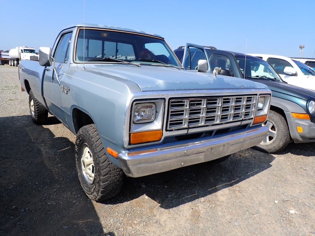 1982 DODGE POWER RAM 150 TRUCK, shows 7,914+ mi, | Proxibid