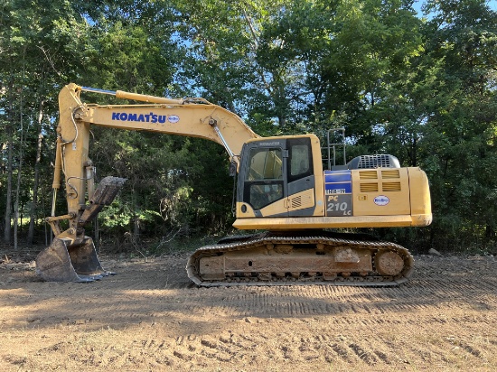 2013 KOMATSU PC210LC EXCAVATOR, 5,702+ hrs  HYD THUMB, CAB, AC, BUCKET, S#