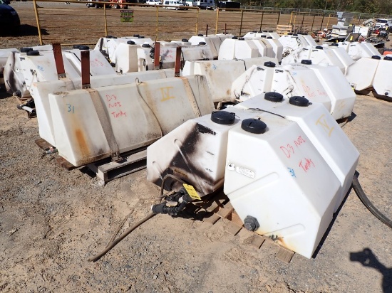 (4) CHLORIDE POLY TANKS, C# NOI-D3, ArDOT is selling surplus. Items sell AS