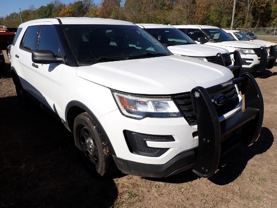 2019 FORD EXPLORER SUV, 83,367 MILES POLICE INTERCEPT PACKAGE, 3.7L GAS ...