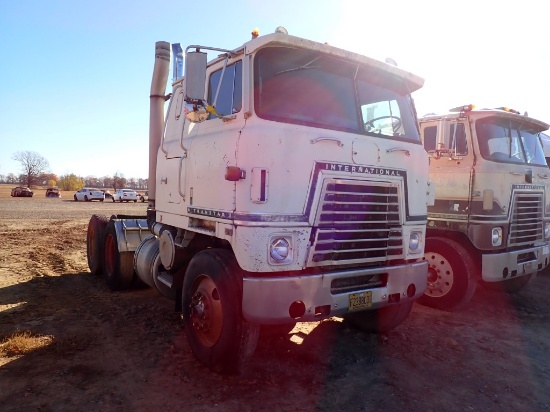 1979 INTERNATIONAL TRANS STAR CAB OVER TRUCK TRACTOR,  CUMMINS DIESEL, HD T