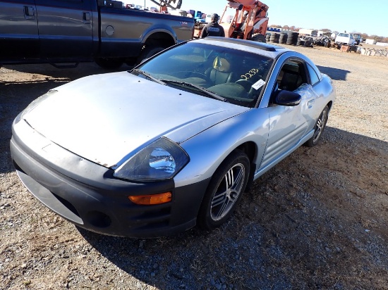 2003 MITSUBISHI ELCIPSE CAR,  2 DR, V6 GAS, AUTO, PS, AC, *CONDITION UNKNOW
