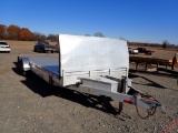 2015 H&H TRAILER MFG. SPEED LOADER EX/FD386 REV ALUMINUM TILT DECK CAR HAUL