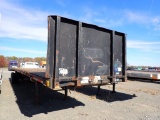 1999 FONTAINE STRETCH FLATDECK TRAILER,  46', CLOSED, SLIDING TANDEMS, SPRI