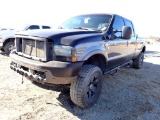 2004 FORD F250 HARLEY DAVIDSON TRUCK,  DIESEL, AUTO, CREWCAB, 4X4, PS, AC,