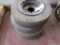 (4) TAILWHEELS,  6X9, FOUR BOLT