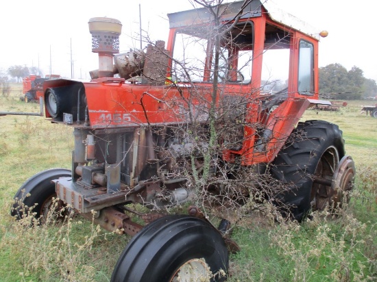 MASSEY FERGUSON 1155 WHEEL TRACTOR,  CAB, V8 DIESEL, 3PT, PTO, *DOES NOT RU