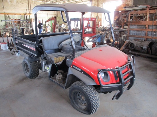 GRAVELY TREKER UTV,  GAS, 4 X 4, AUTOMATIC, DUMP BED, NEEDS REPAIRS