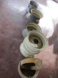 LOT OF IMPLEMENT WHEELS